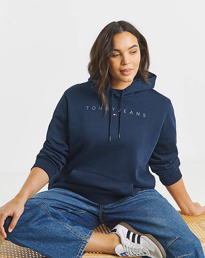 New In - Tommy Jeans Tonal Linear Hoodie