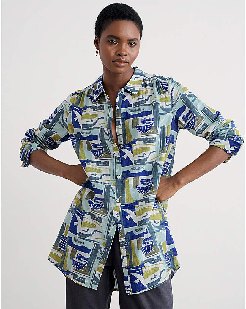 New In - Seasalt Cornwall Wren Flutter Shirt