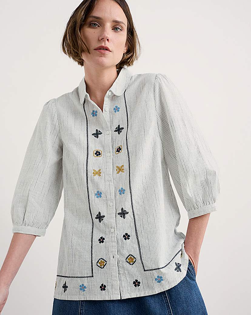 Seasalt Cornwall Embroidered Blouse