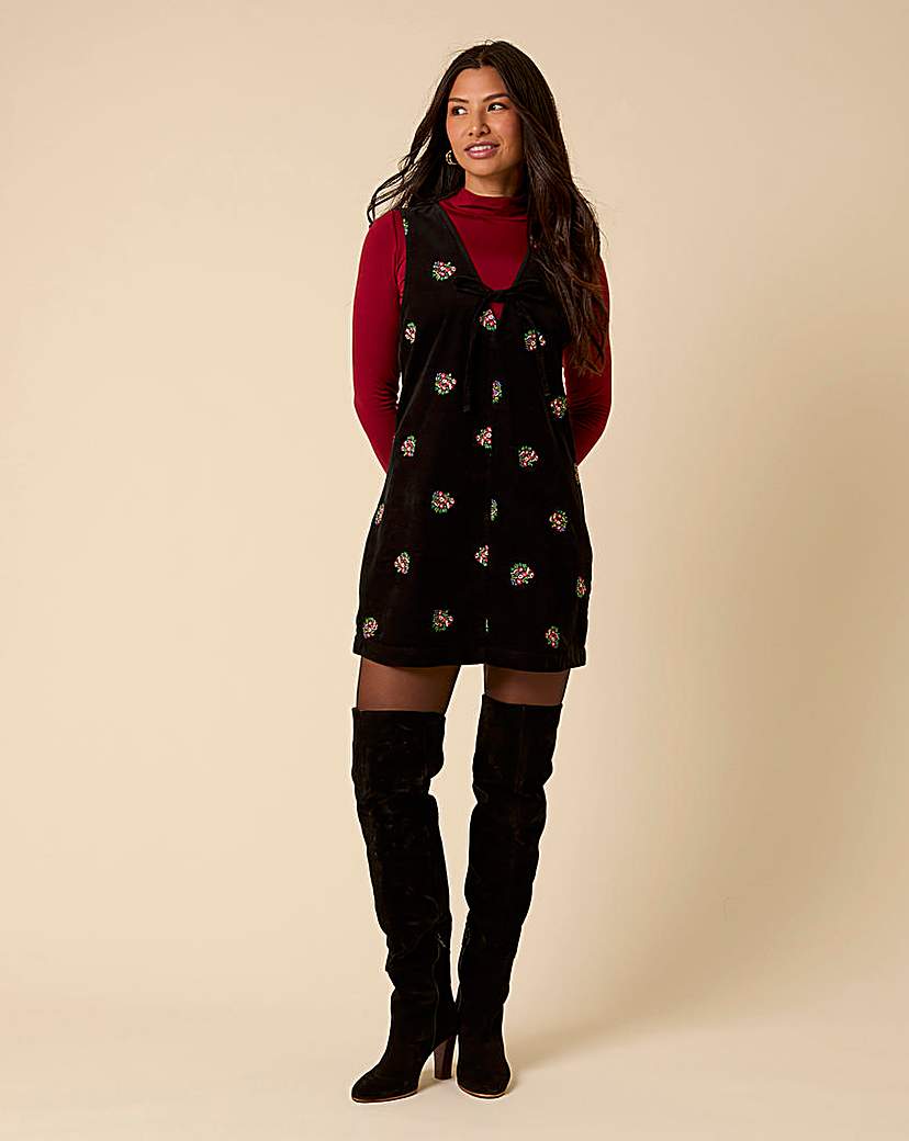 New In - Nobody's Child Nila Pinafore Mini Dress