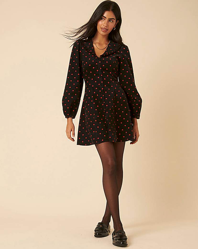 New In - Nodody's Child Emma Spot Mini Dress