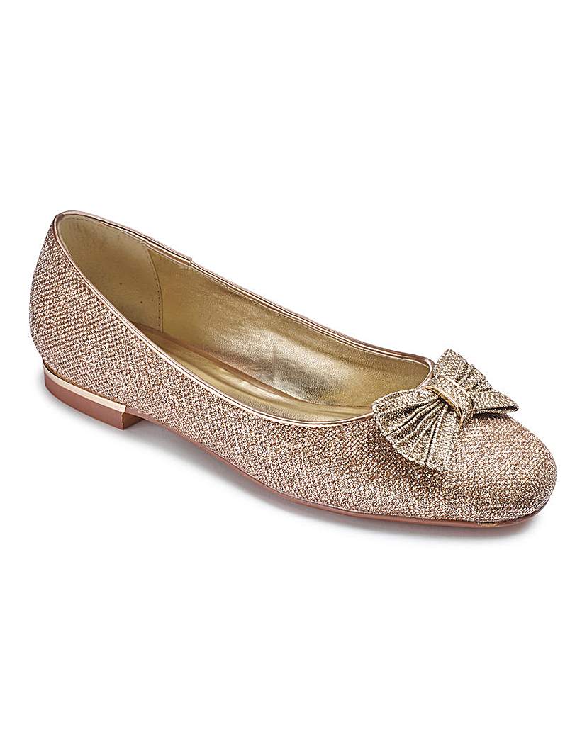 The Shoe Tailor Bow Ballerinas E Fit | Triveo