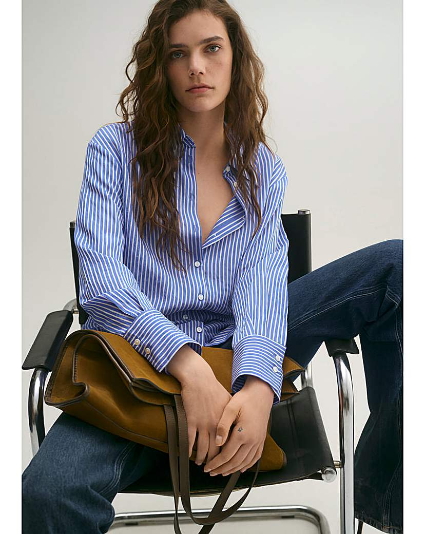 Mango Nina Striped Shirt