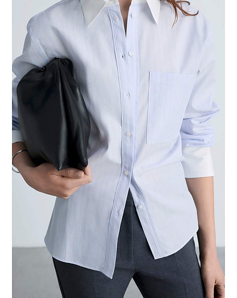 Mango Cotton Blend Hamburg Shirt