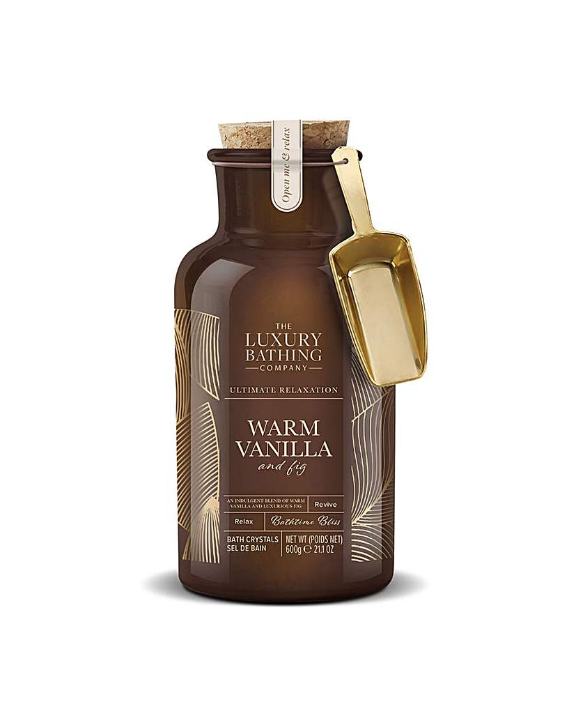 New In - Luxury Bathing Bath Crystal Vanilla& Fig