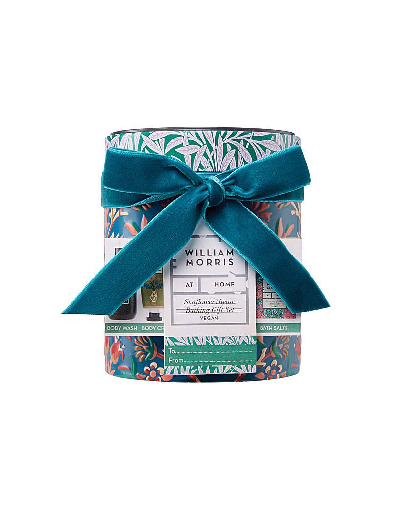 New In - William Morris Sunflower Swan?Tin