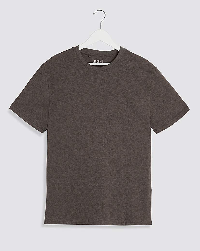 Image of Charcoal Crew Neck T-shirt Long