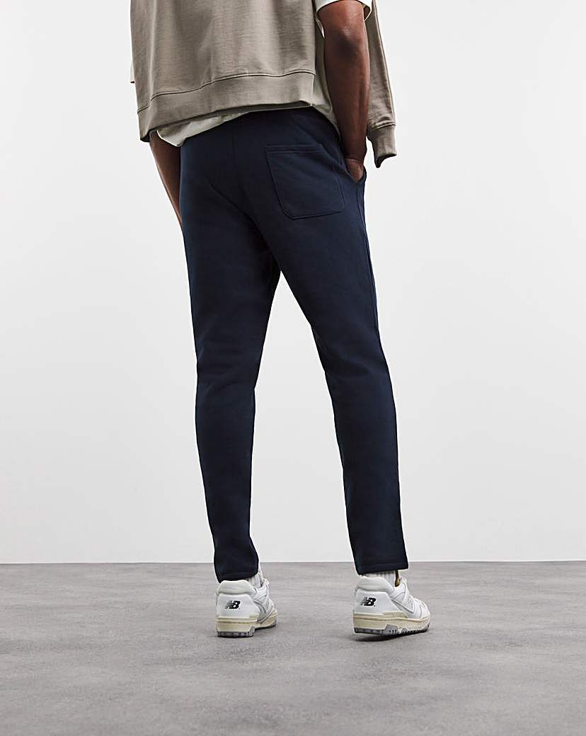 Navy Open Hem Jogger