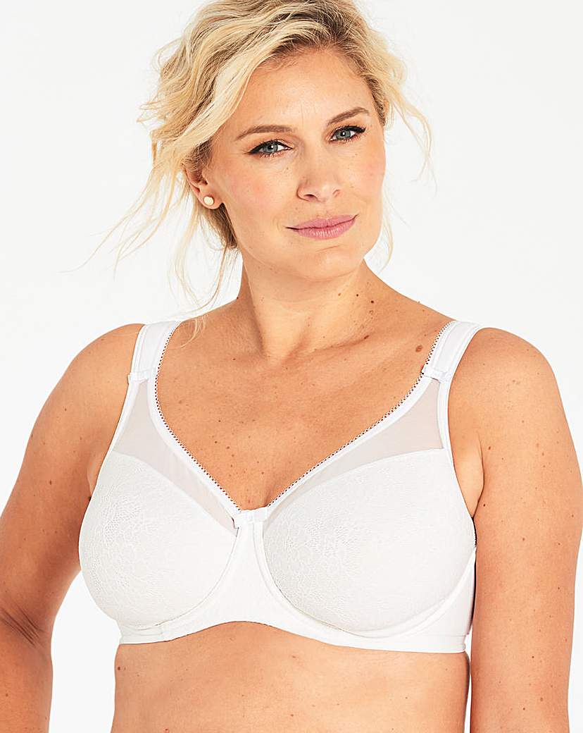 Image of Berlei Lace Nude Minimiser Bra