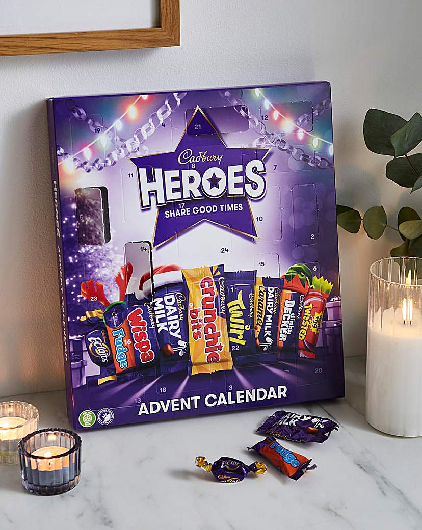 Image of Cadbury Heroes Advent Calendar Twin Pack