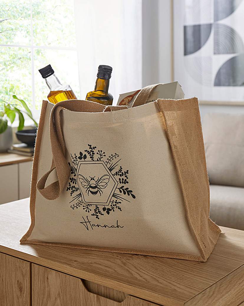 Image of Personalised Bee Tote Bag