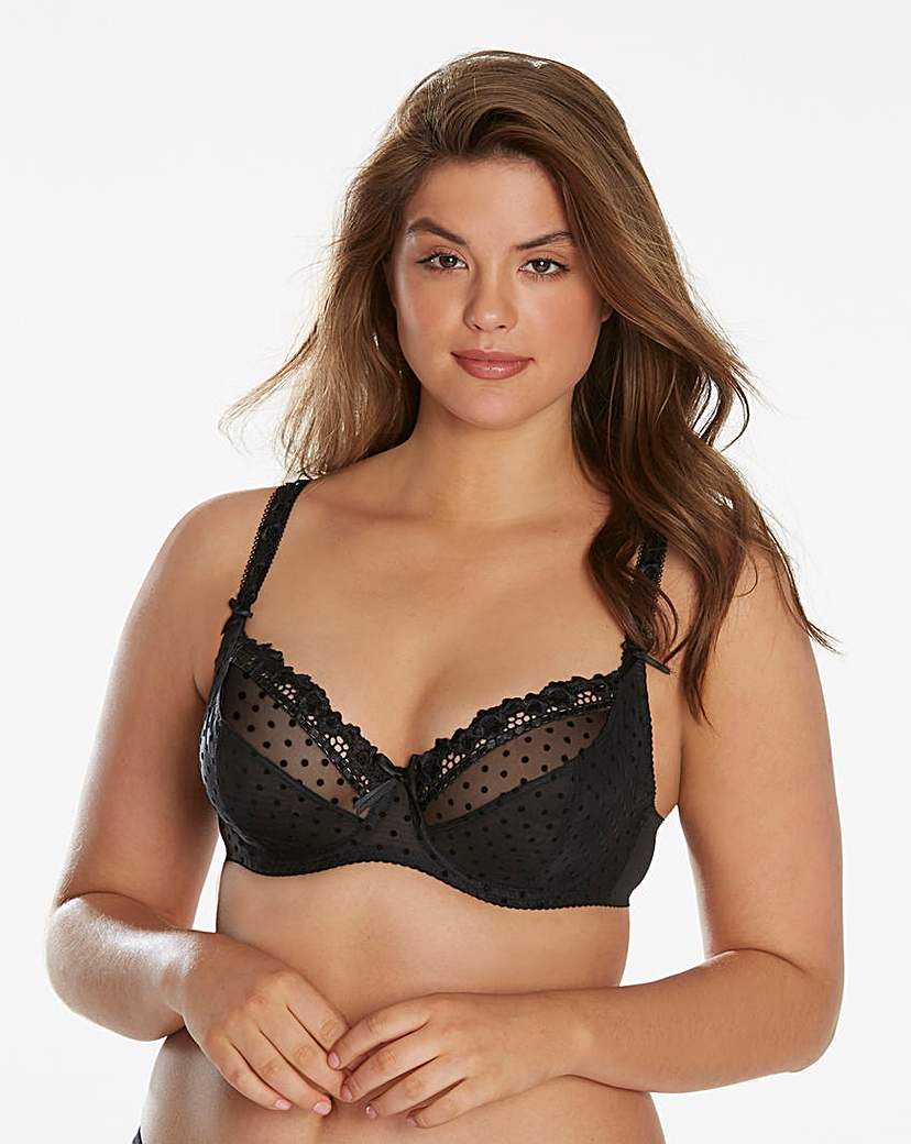 Image of Curvy Kate Princess Black Balcony Bra