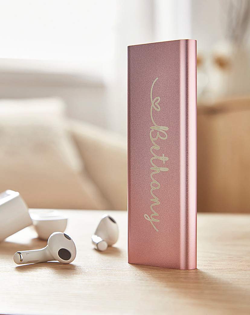 Image of Personalised Pink Power Bank
