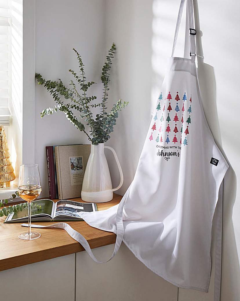 Image of Personalised Family Christmas Apron