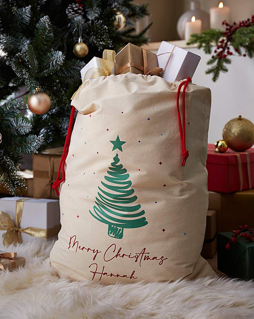 Image of Personalised Merry Christmas Sack