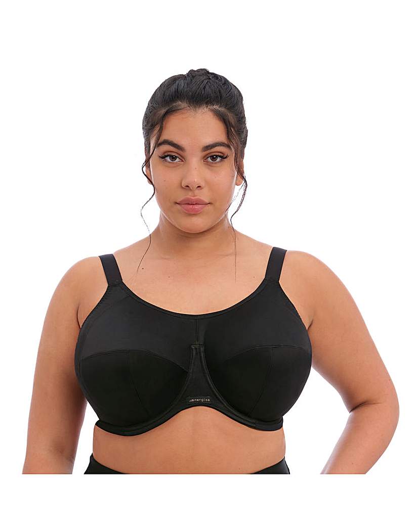 Elomi Energise Wired Sport Bra Black