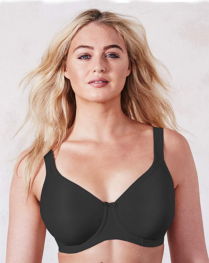 Image of Elomi Smoothing Black TShirt Bra