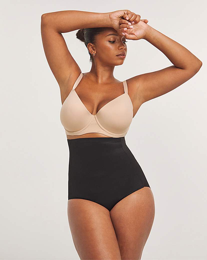 Naomi&Nicole Hi Waist Brief Black