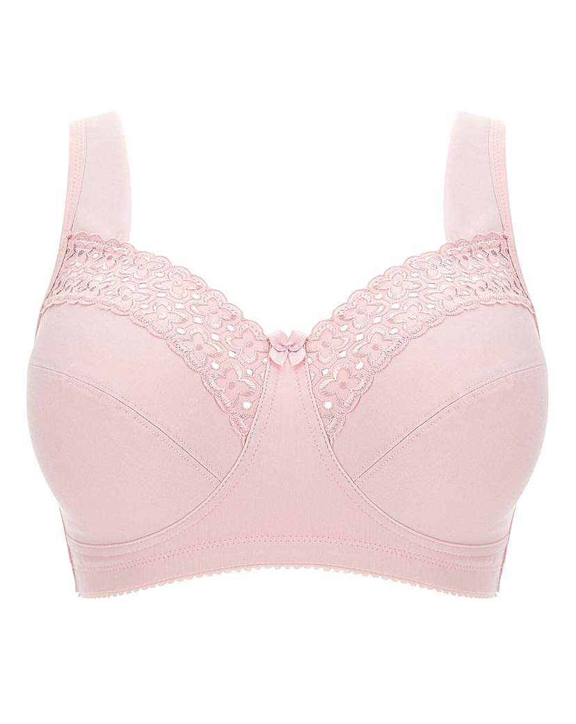Miss Mary Broderie Anglaise Bra Pink