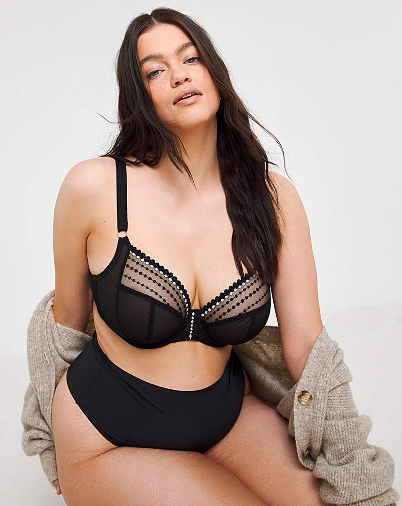 Elomi Matilda Plunge Wired Bra Black