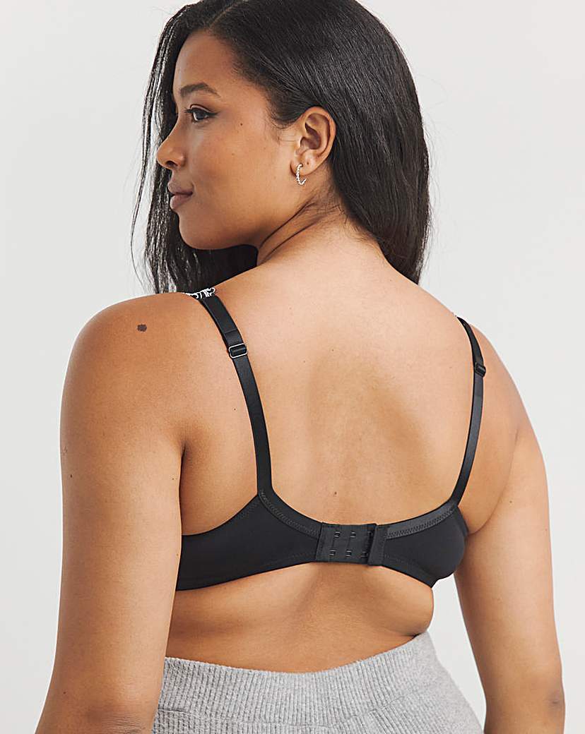 2 Pack Flora Full Cup Black/White Bras