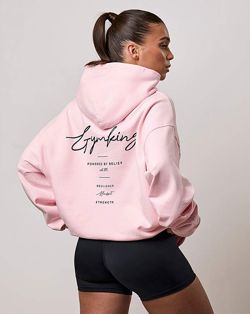 New In - Gym King Reset Oversized Hoodie
