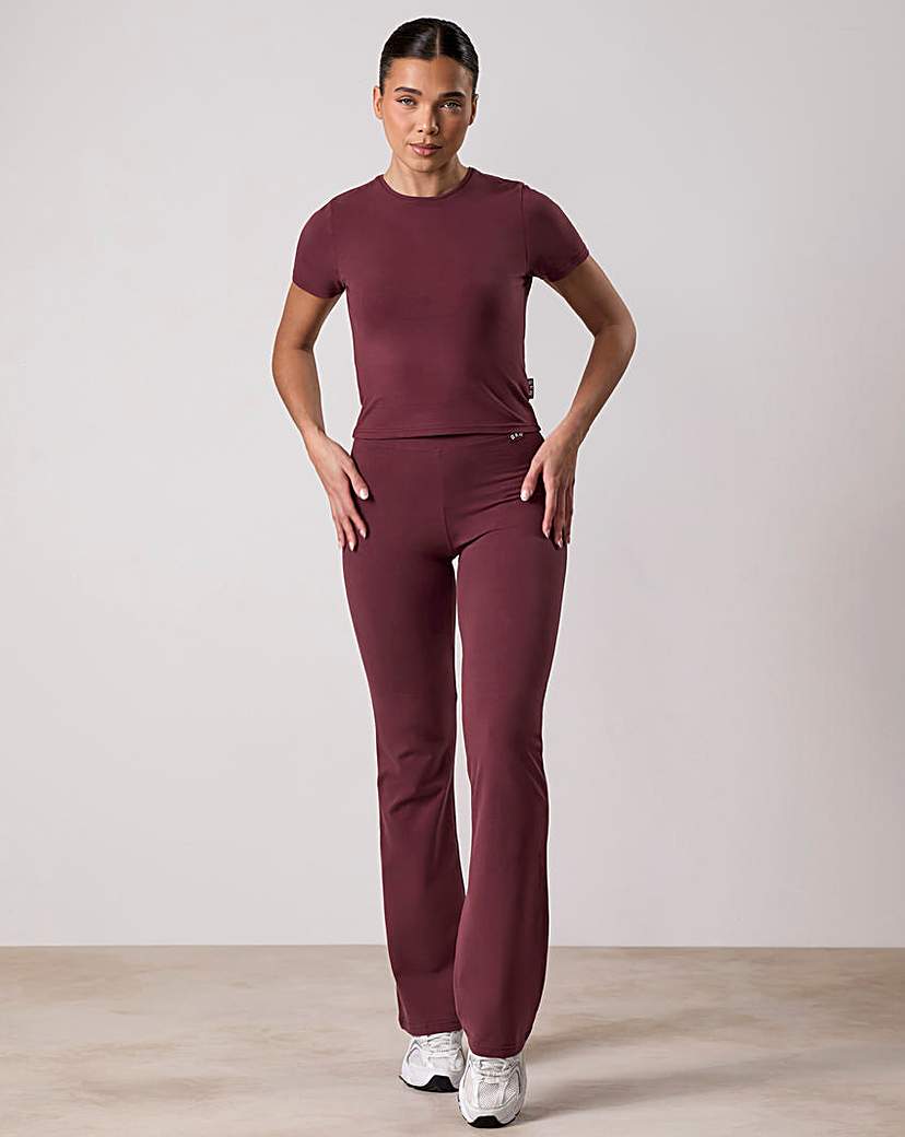 Gym King Plush Jersey Flared Legging