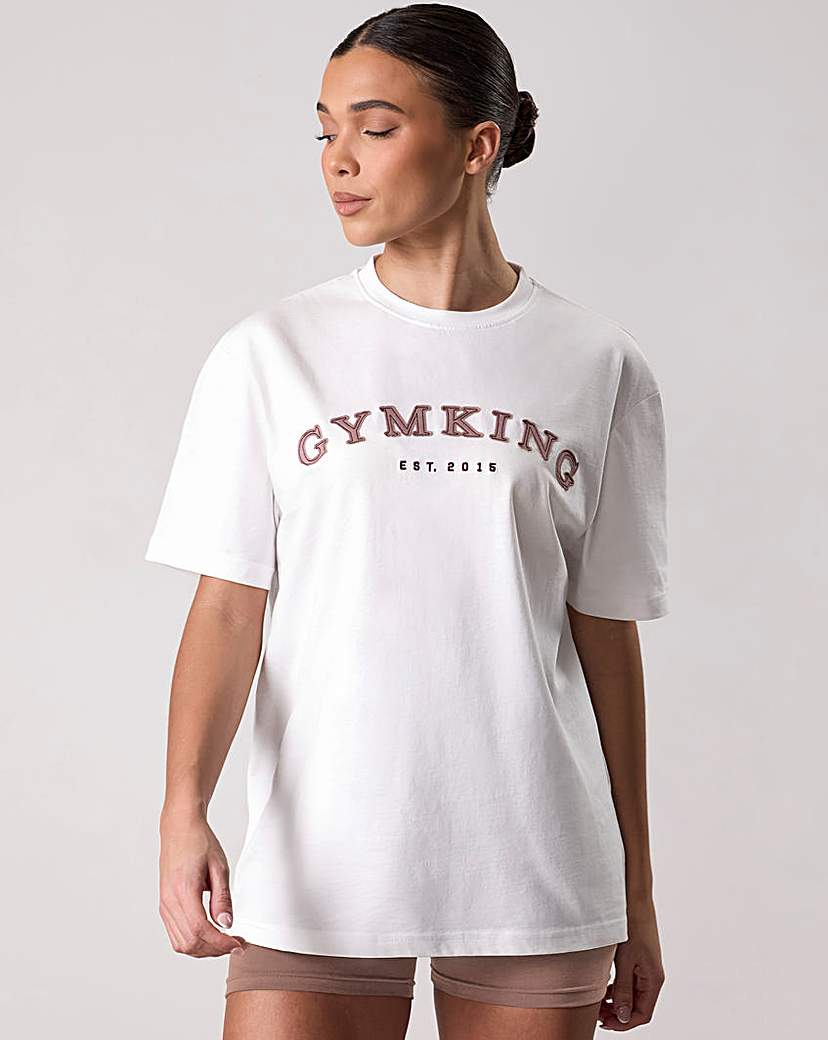 New In - Gym King Jersey Boyfriend T-shirt