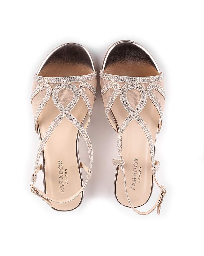 Paradox London Justine Wedge Sandals
