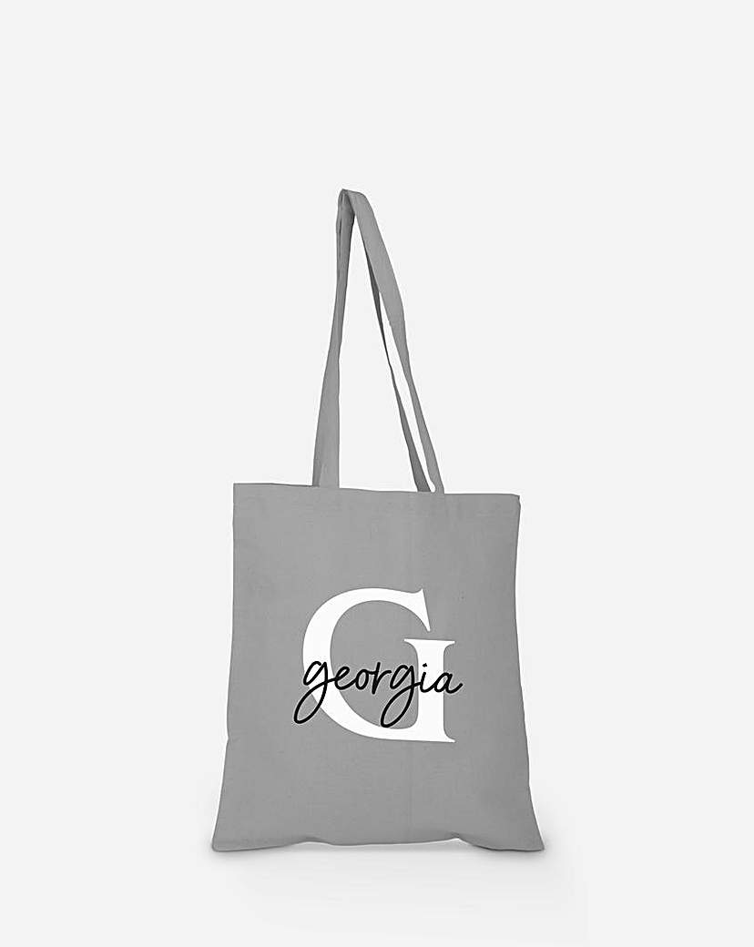 Image of Personalised Initial Tote Bag