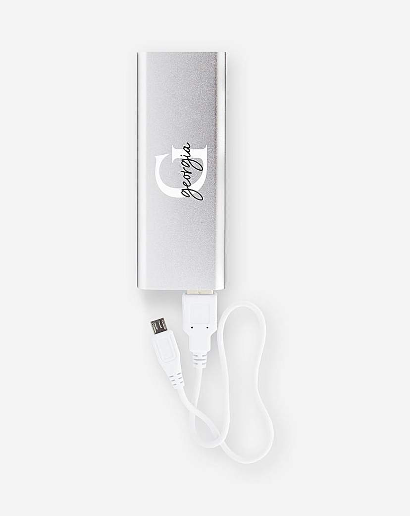 Image of Personalised Initial Powerbank