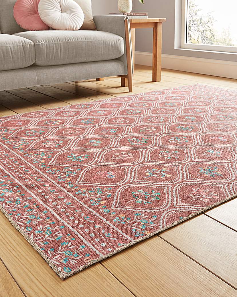 Catherine Lansfield Cameo Runner Terracotta Catherine Lansfield …