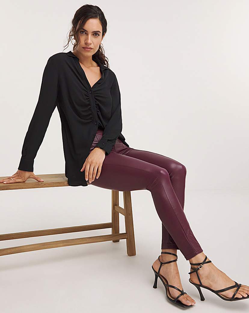 Wine Leggings with Cosy Touch Lining