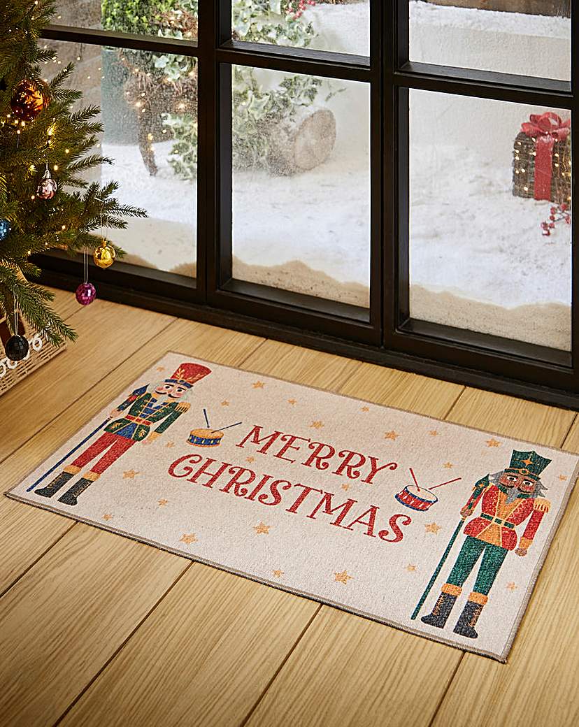 Christmas Nutcracker Large Doormat