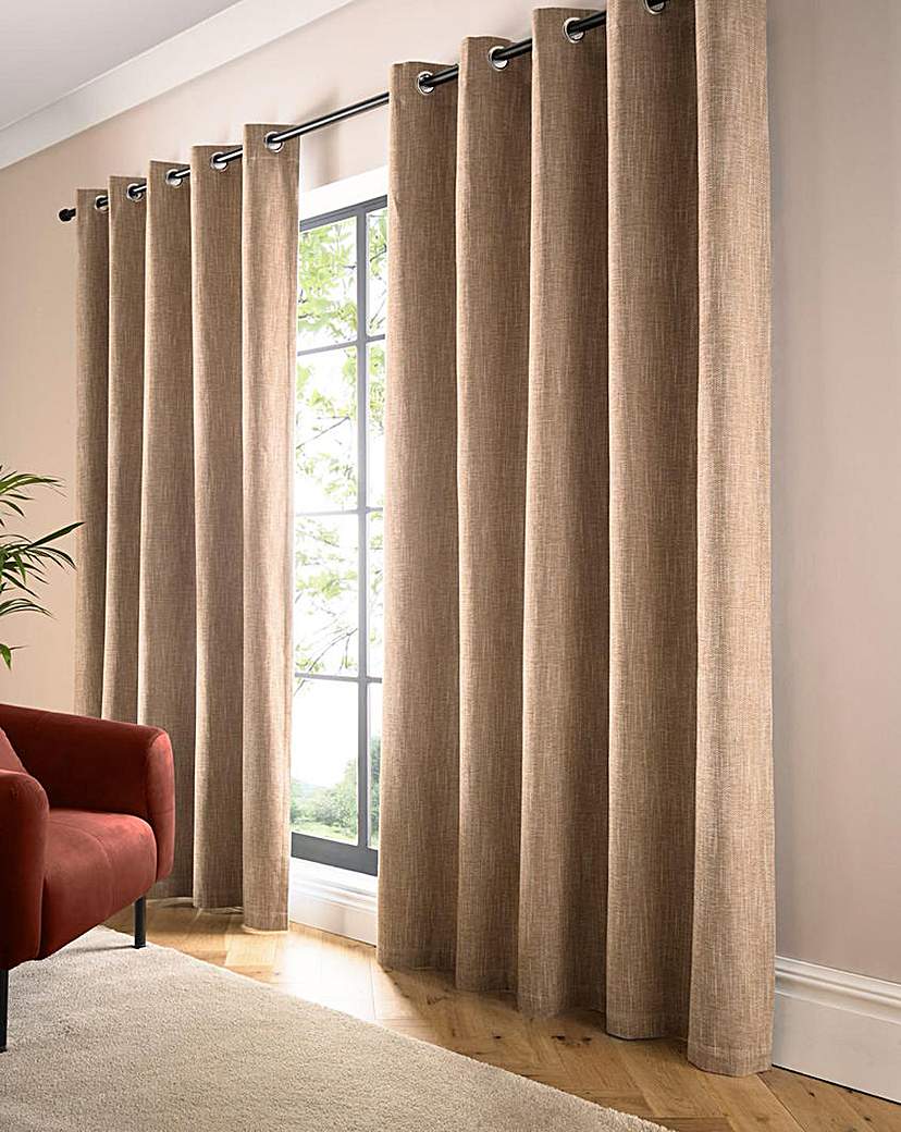 Curtina Boucle Chenille Eyelet Curtains