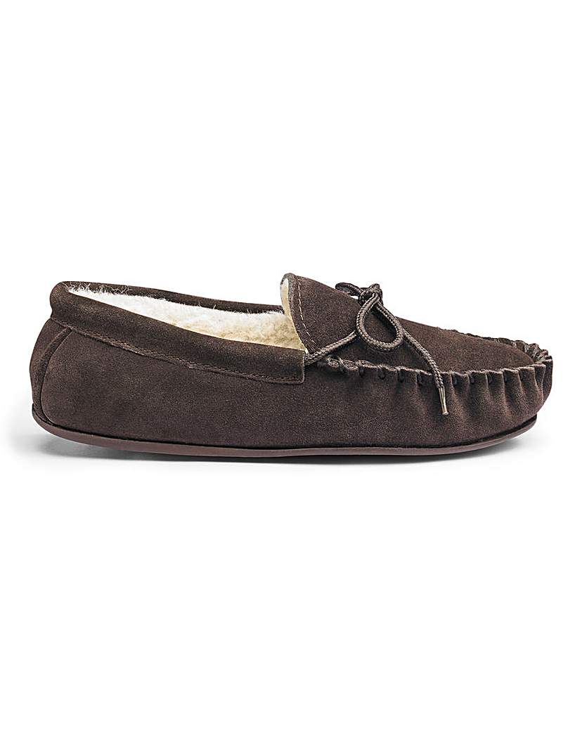 Image of Mens Moccasins Hard Sole