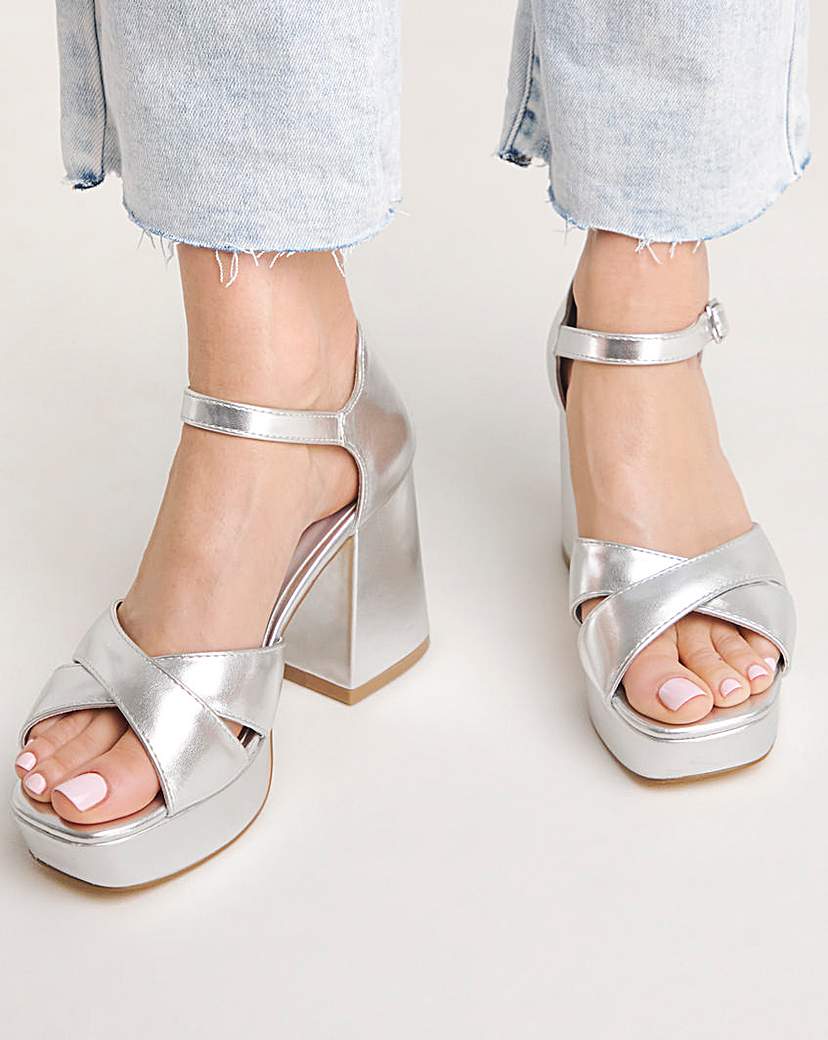 Cross Platform Heeled Sandals Standard