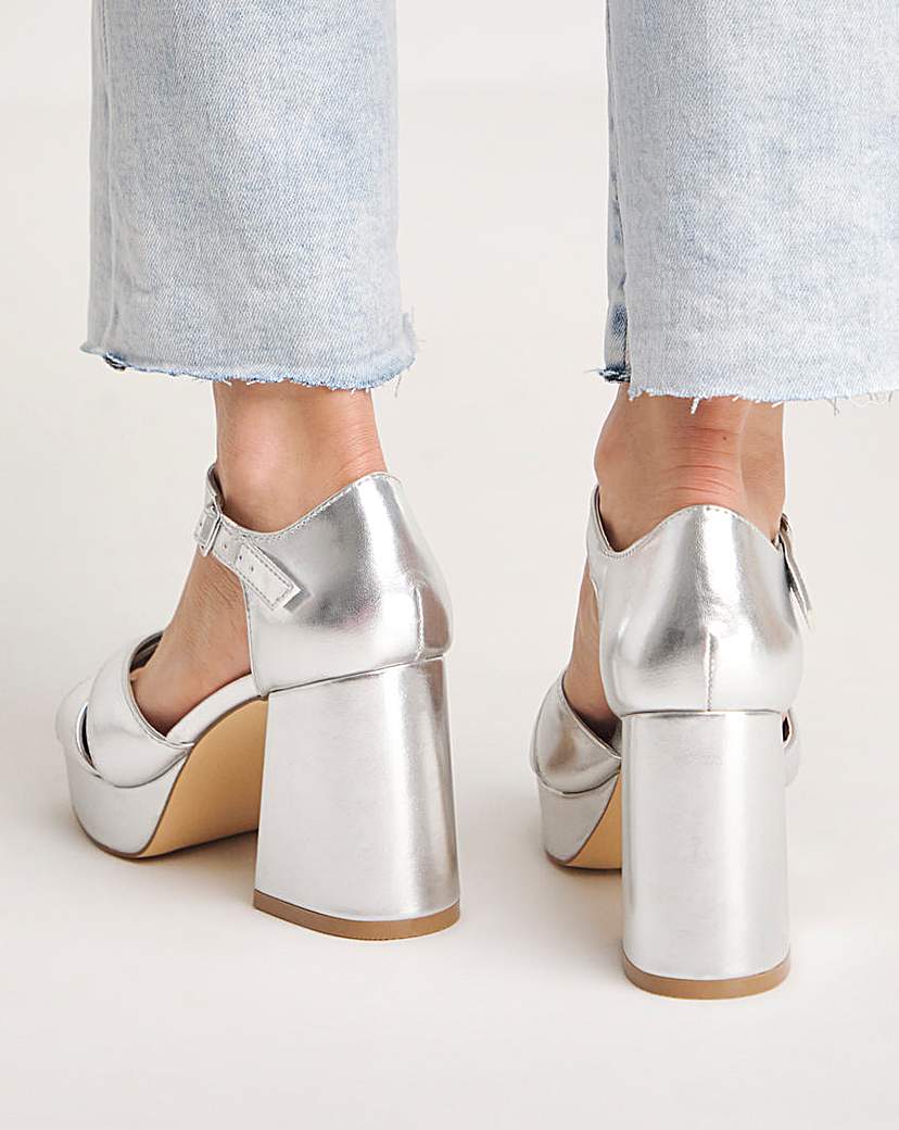 Cross Platform Heeled Sandals Standard