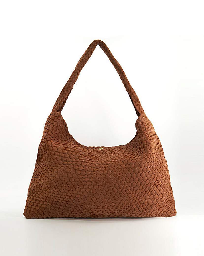 New In - Dune Deliberate Woven Shoulder Tote Bag