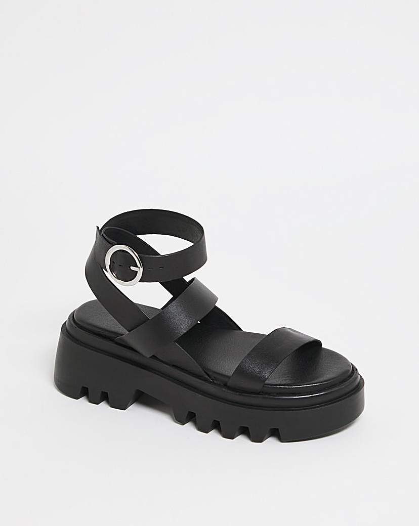 Chunky Cleated Sandals Ex Wide