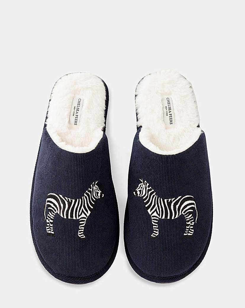 Chelsea Peers Zebra Slippers