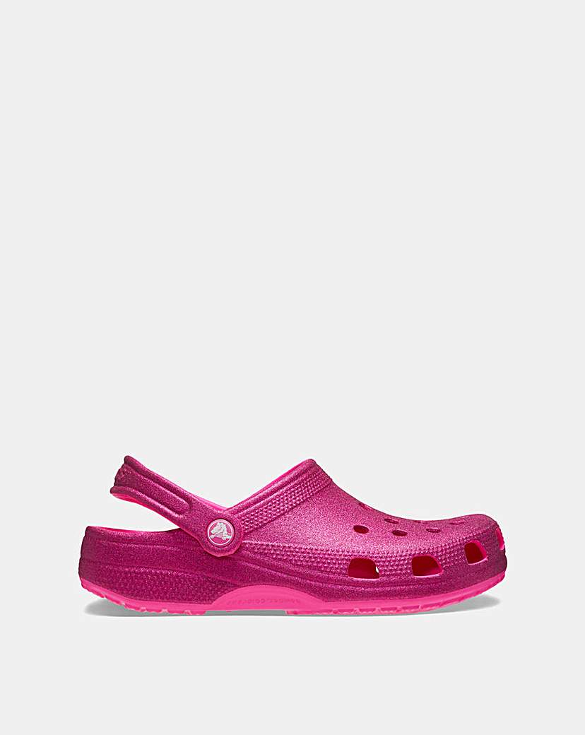 Crocs Classic Glitter Clogs Standard Fit