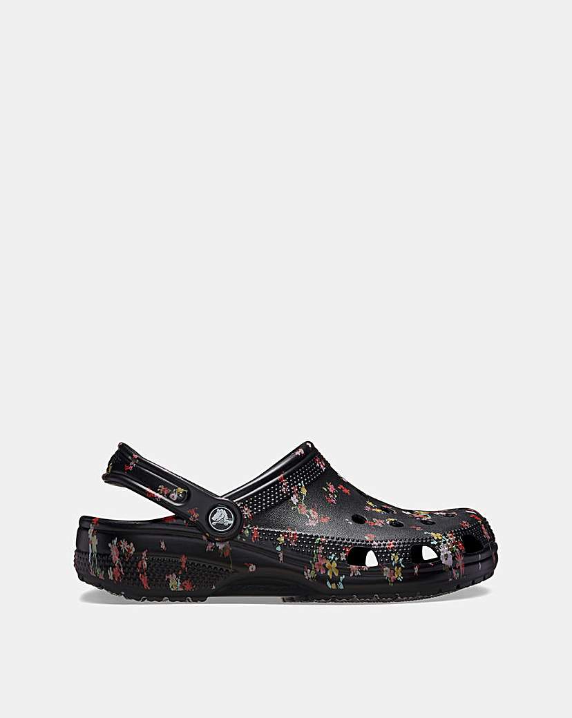 Crocs Classic Floral Clogs Standard Fit