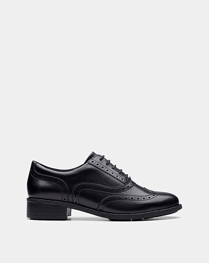 Clarks Havisham Oak Brogue Wide Fit