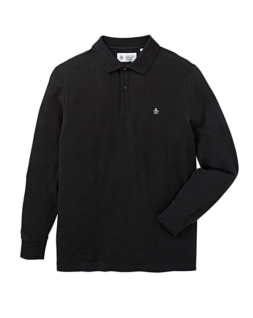 Image of Original Penguin Rib Collar Polo