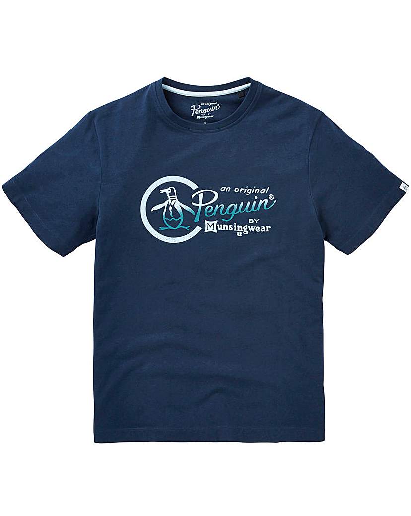 Image of Original Penguin Script Logo T-Shirt
