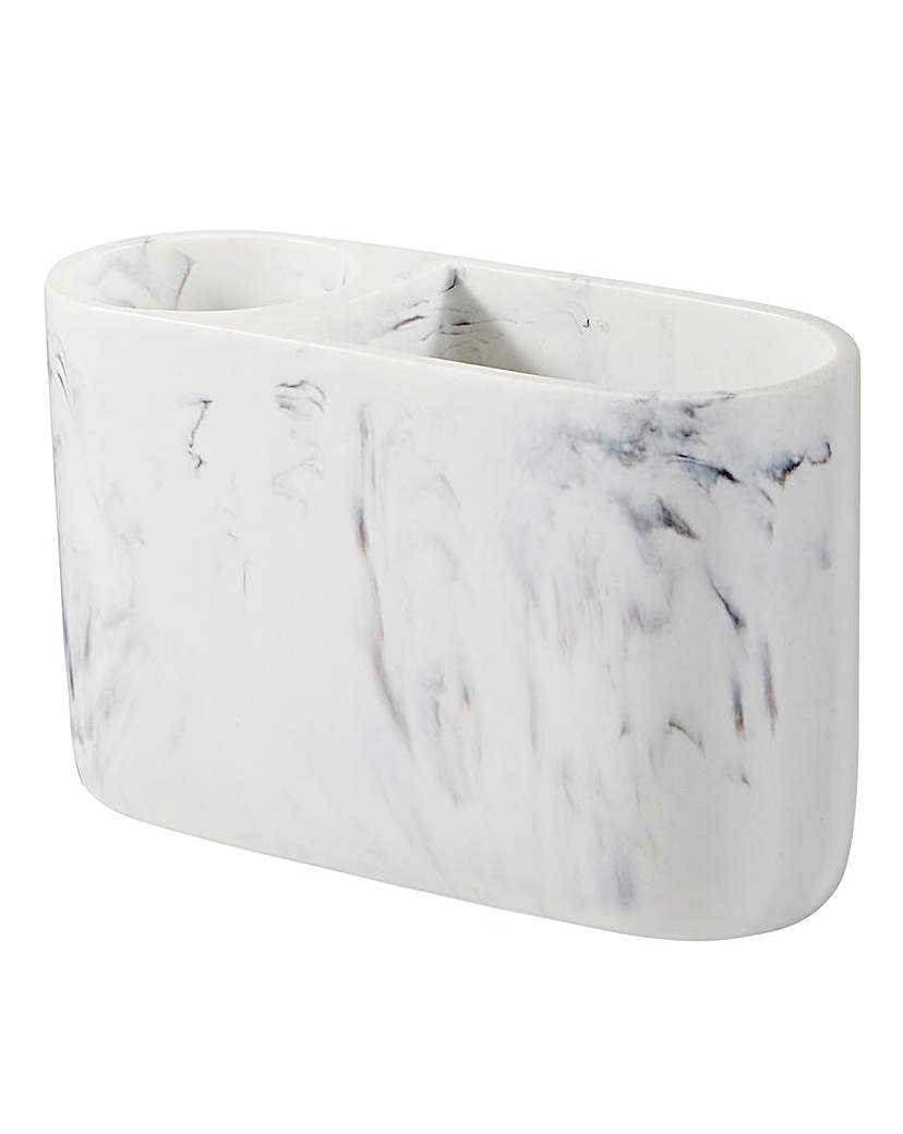 Marble Effect Toothbrush Holder