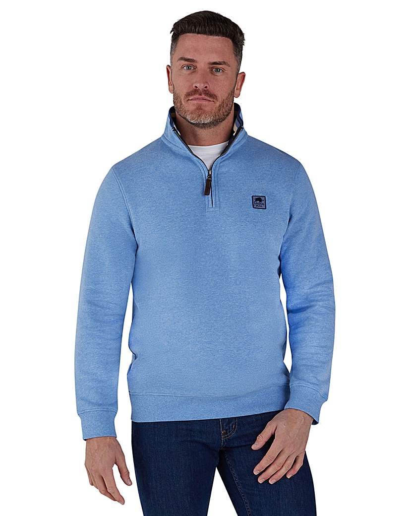 Raging Bull Badge 1/4 Zip Sweat