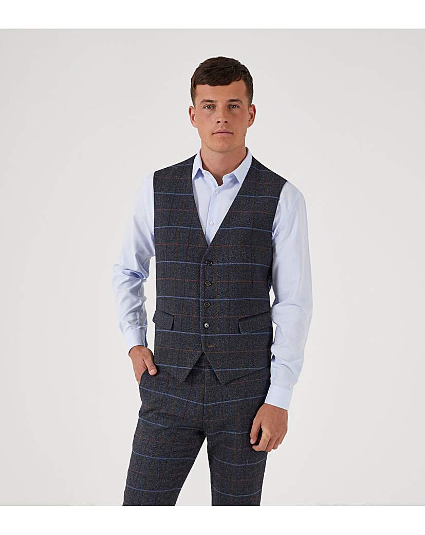 Skopes Doyle Suit Waistcoat Grey