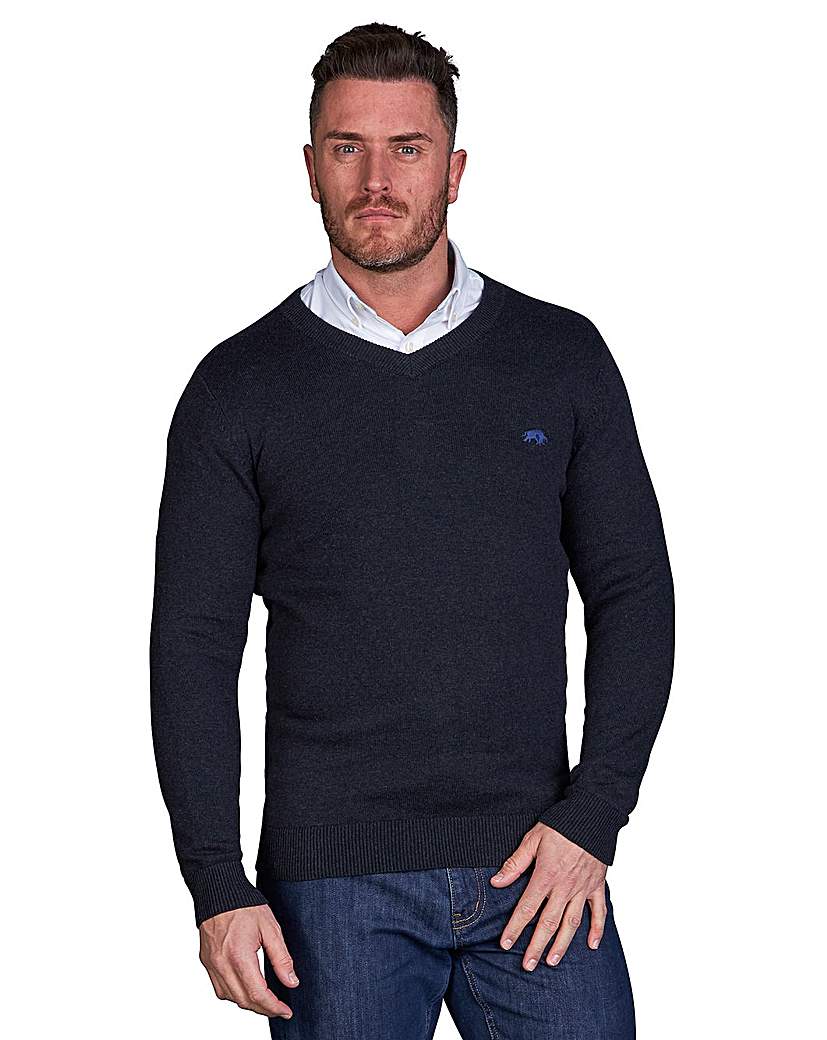Raging Bull Classic V Neck Knit